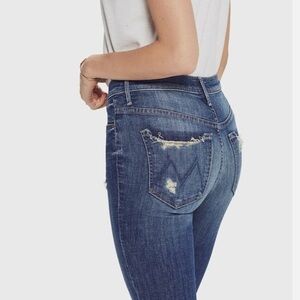 Mother Denim The Stunner Chew in Off Duty